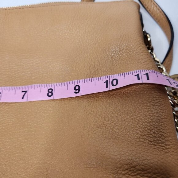 Michael Kors Women's Crossbody Jet Set Chain Link Leather Purse - Picture 9 of 11